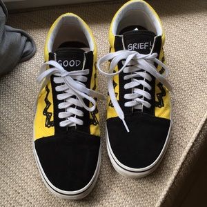 charlie brown vans good grief